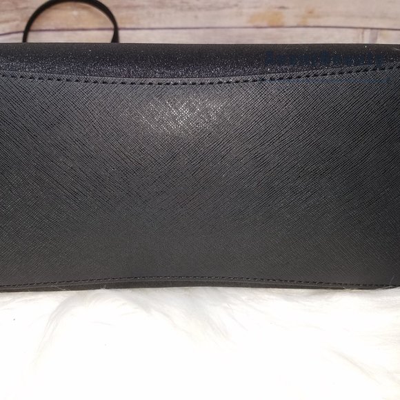 Kate Spade Joeley Lola Shimmy Glitter Top Zip Tote Shoulder Bag Black - Picture 12 of 12